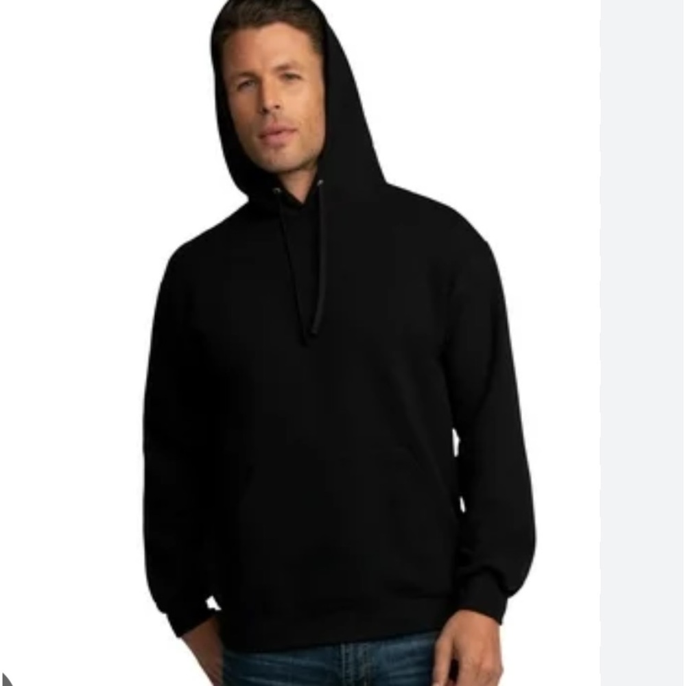 UMBRO Black Long Sleeve Stretchy Hoodie Shirt Size XL